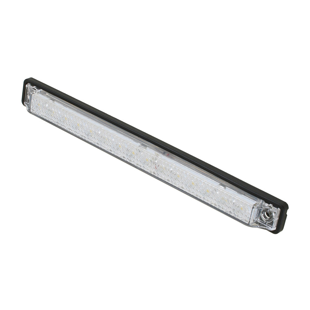 Scandvik 8 LED Light Strip White wGasket 12V 41644P