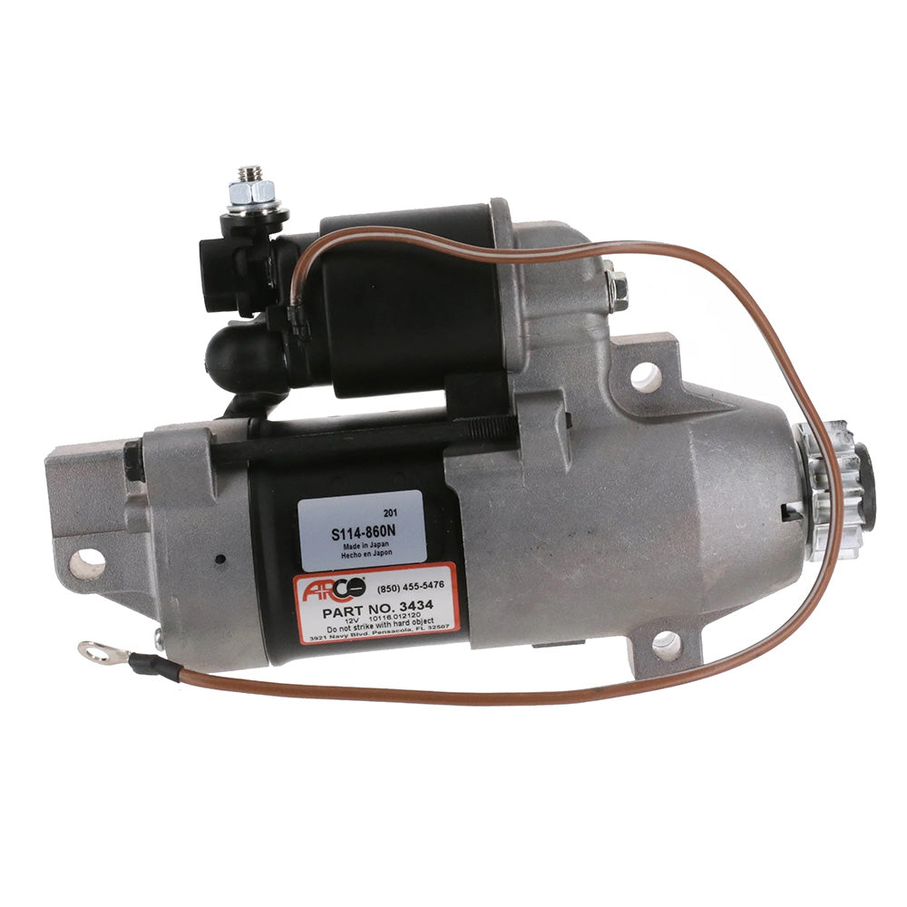 ARCO Marine Premium Replacement Outboard Starter fYamaha 200225HP 13 Tooth 3434