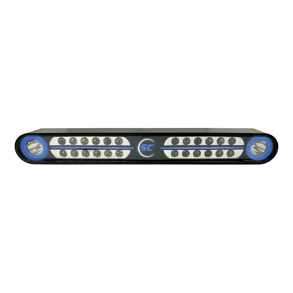ShadowCaster Eagle Ray LED Light Bar Black Housing Dual Optics SCMEAGLERAYBK