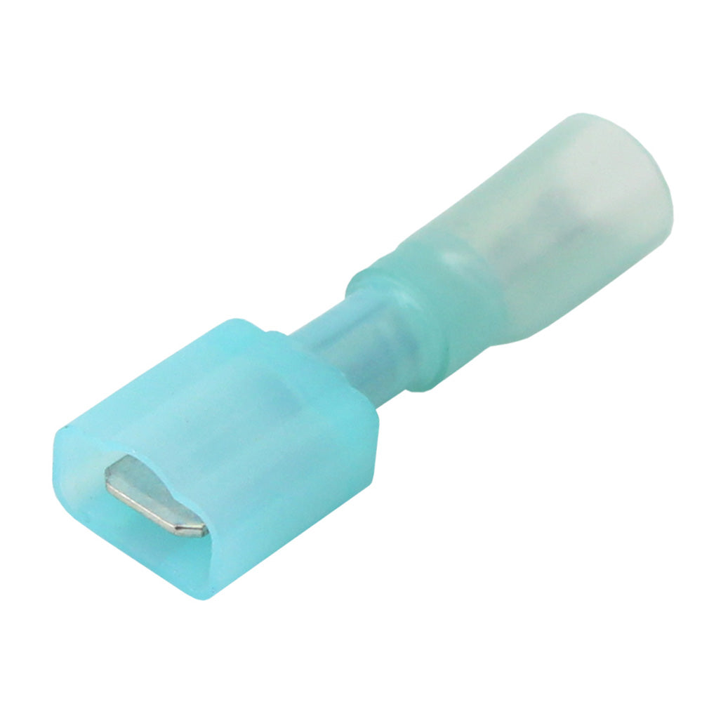 Pacer 1614 AWG FullyInsulated Male Disconnect Terminal Blue 25 Pack TDE14250FIM25