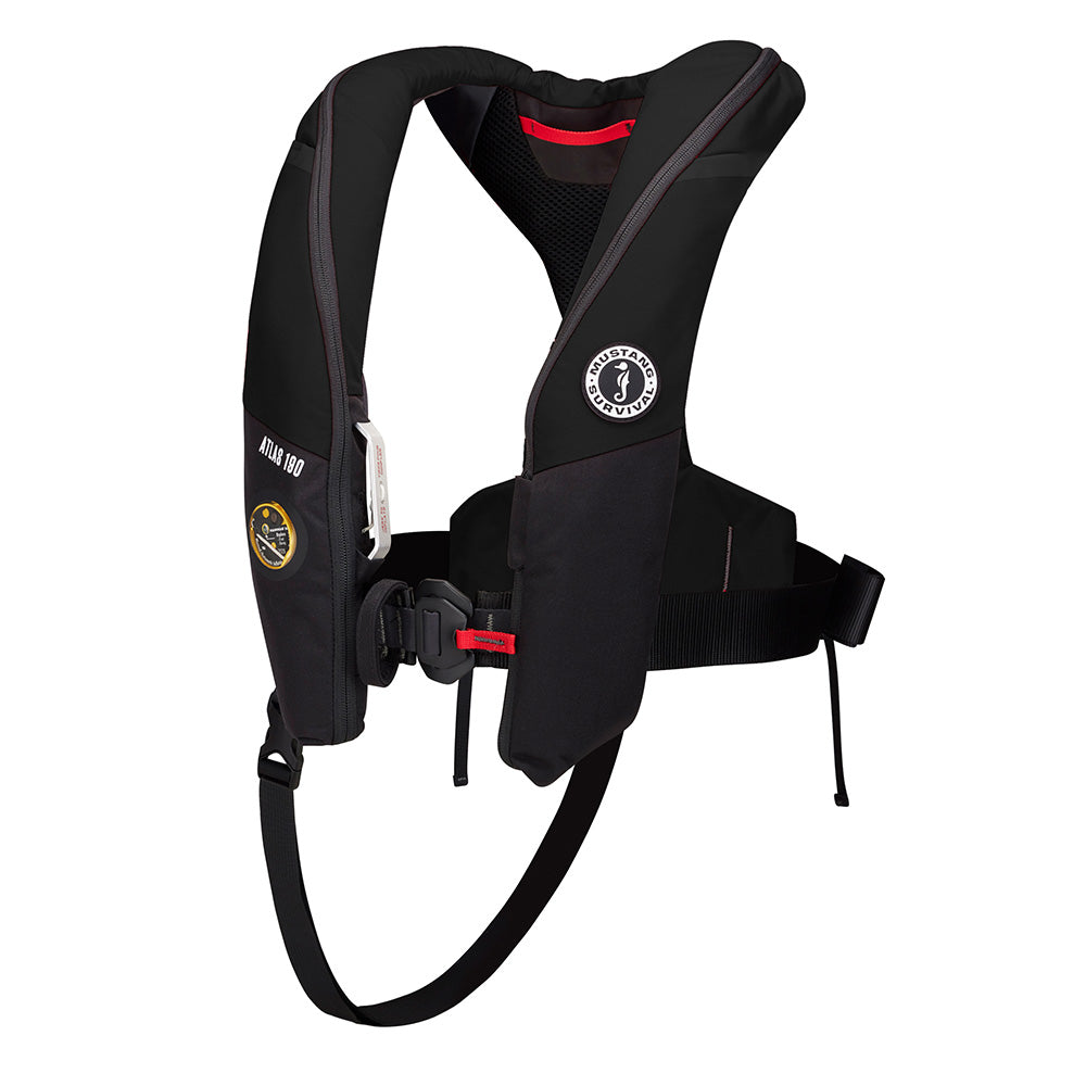 Mustang Atlas 190 DLX Open Ocean Inflatable PFD Black MD3195E1130
