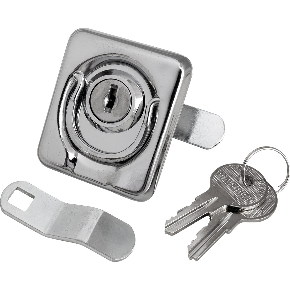 SeaDog Surface Mount Locking Ring Pull Stamped 304 Stainless SteelDie Cast Zinc Lock 2218311