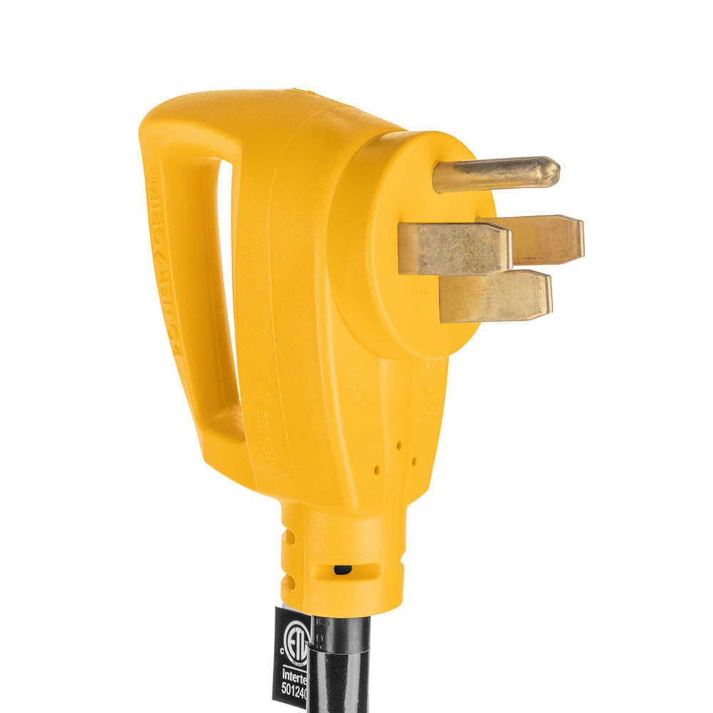 Camco Power Grip 18 Dogbone Adapter 50 Amp Male30 Amp Female 55173