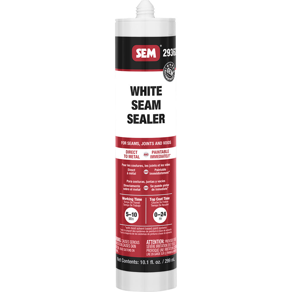 SEM 1K Seam Sealer 101oz Tube White 29362