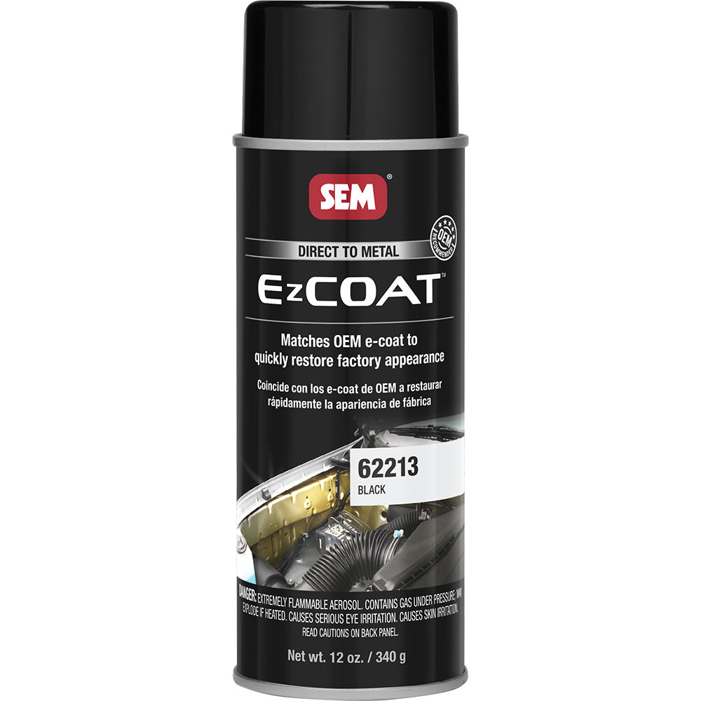 SEM Ez Coat 16oz Aerosol Can Black 62213