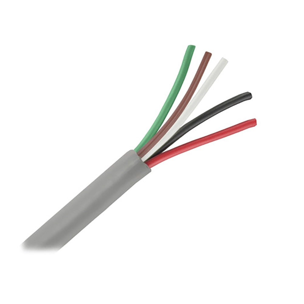 Pacer Unshielded 5 Conductor Cable 25 185 AWG Green Brown White Black Red M18525