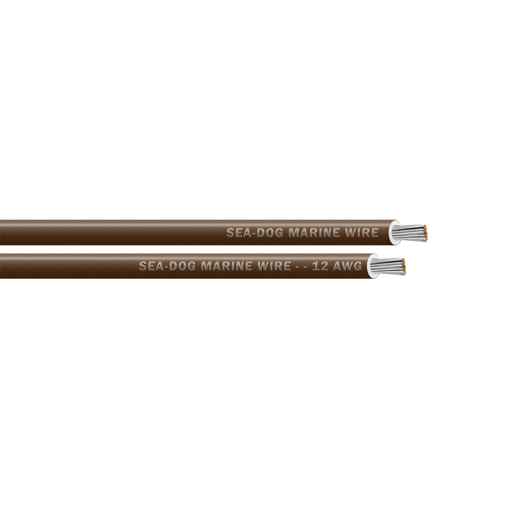 SeaDog 12 AWG Brown Primary Wire 400 8012076