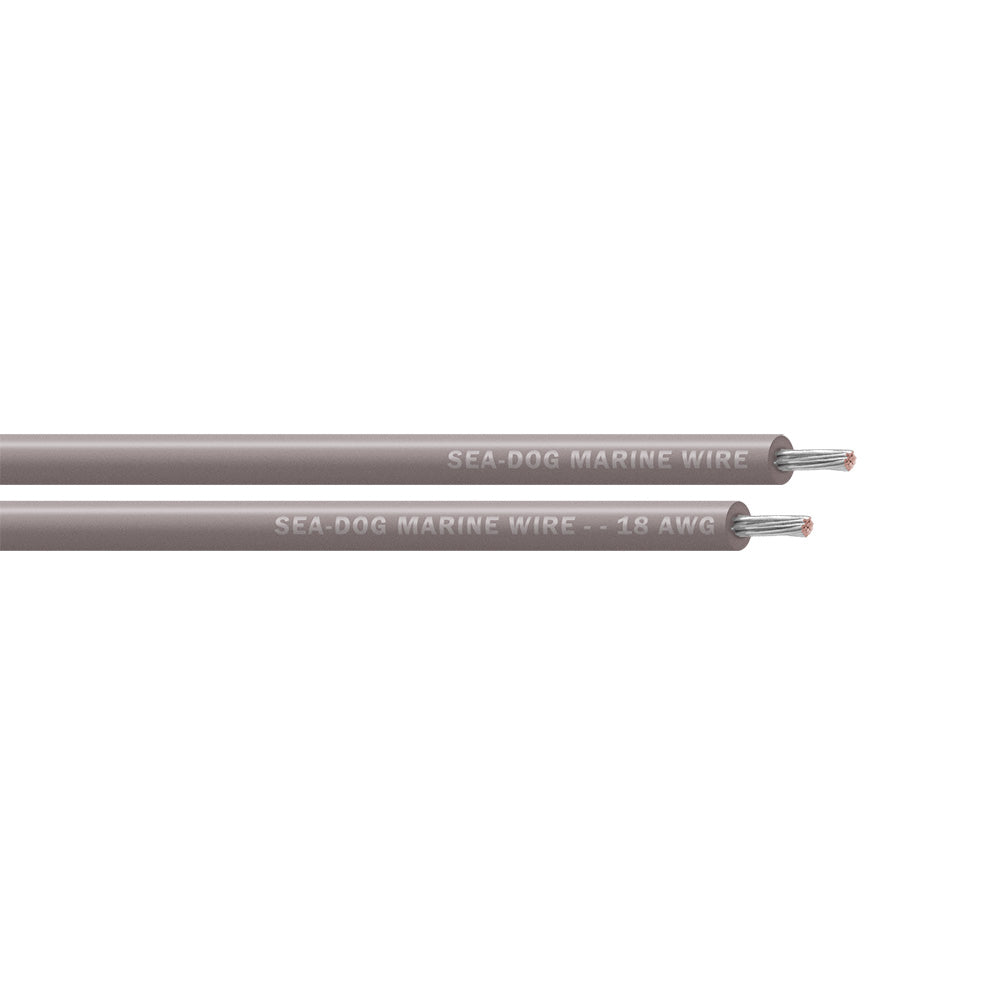 SeaDog 18 AWG Grey Primary Wire 1000 8018119