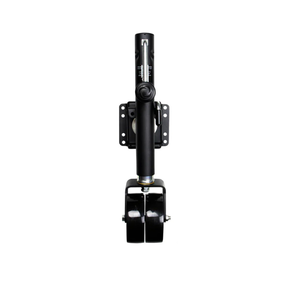 Powerwinch Select Series Jack 1500lb WeldOn Double Wheel Carbon Black 21400J1500W2BR