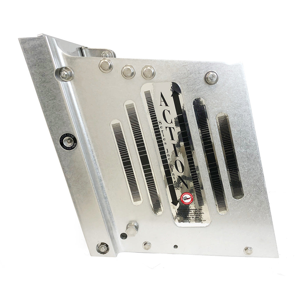 Bobs Machine 2 Setback Action Series Hydraulic Jack Plate Silver 100112112NOPCNOSPNNG