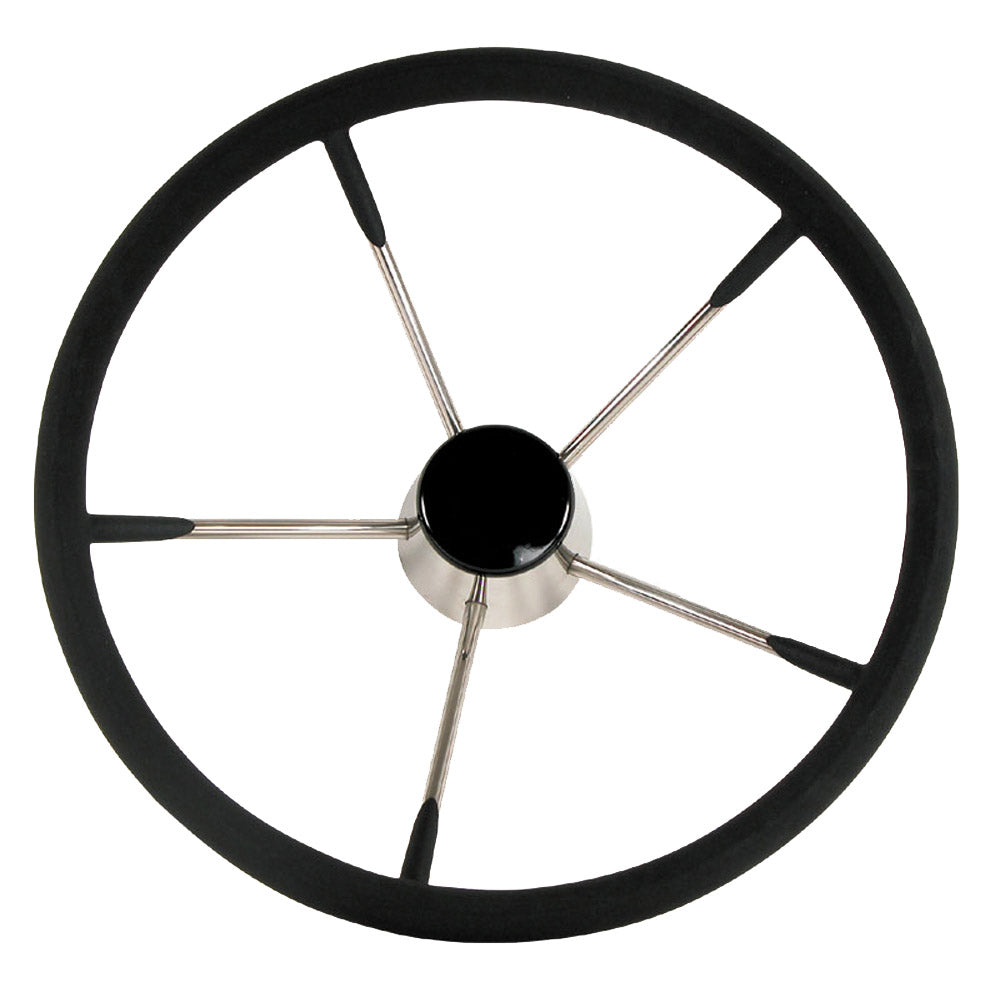 Whitecap Destroyer Steering Wheel Black Foam 1312 Diameter S9003B