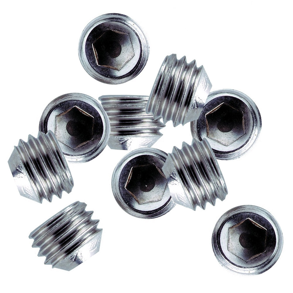 Whitecap 1428 Thread SS Set Screws 10 Pack 6249C