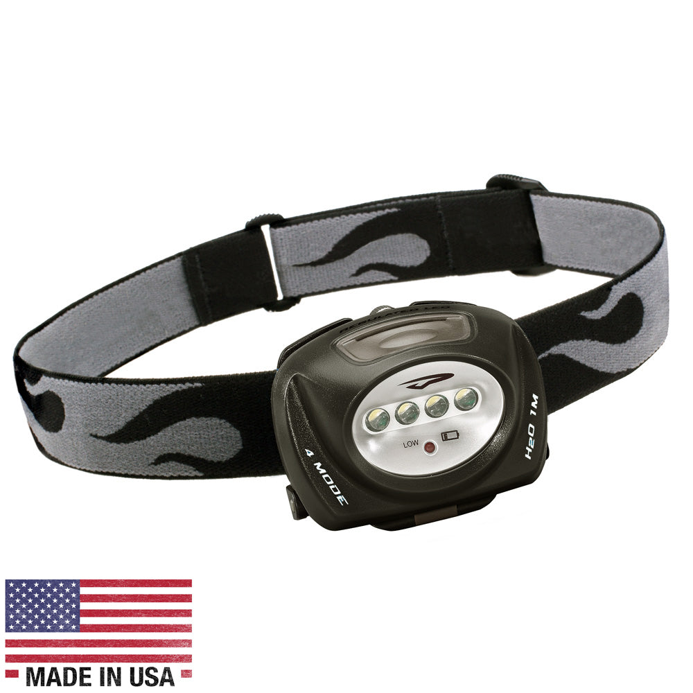 Princeton Tec QUAD LED Headlamp Black QUADBK