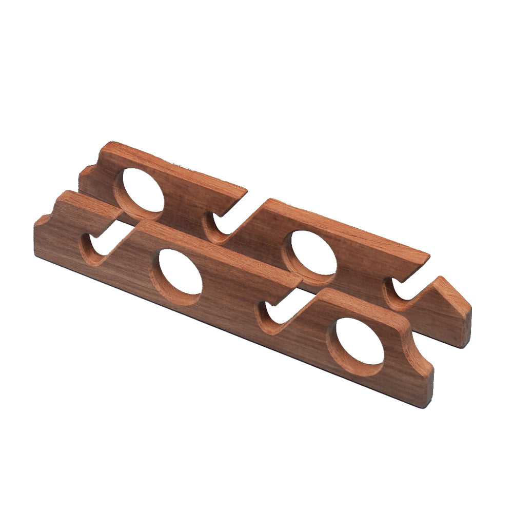 Whitecap Teak FourRod Storage Rack Pair 60612