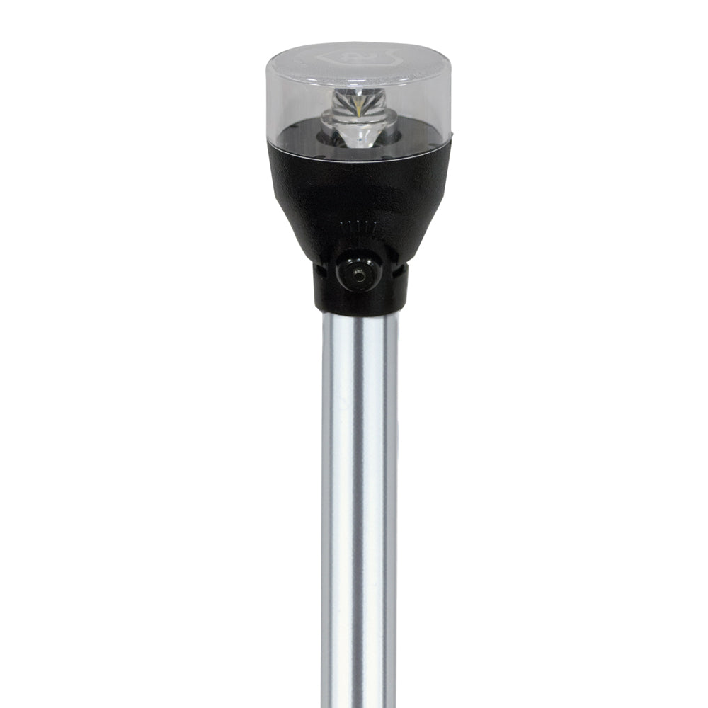 Attwood LED Articulating All Around Light 24 Pole 553024A7