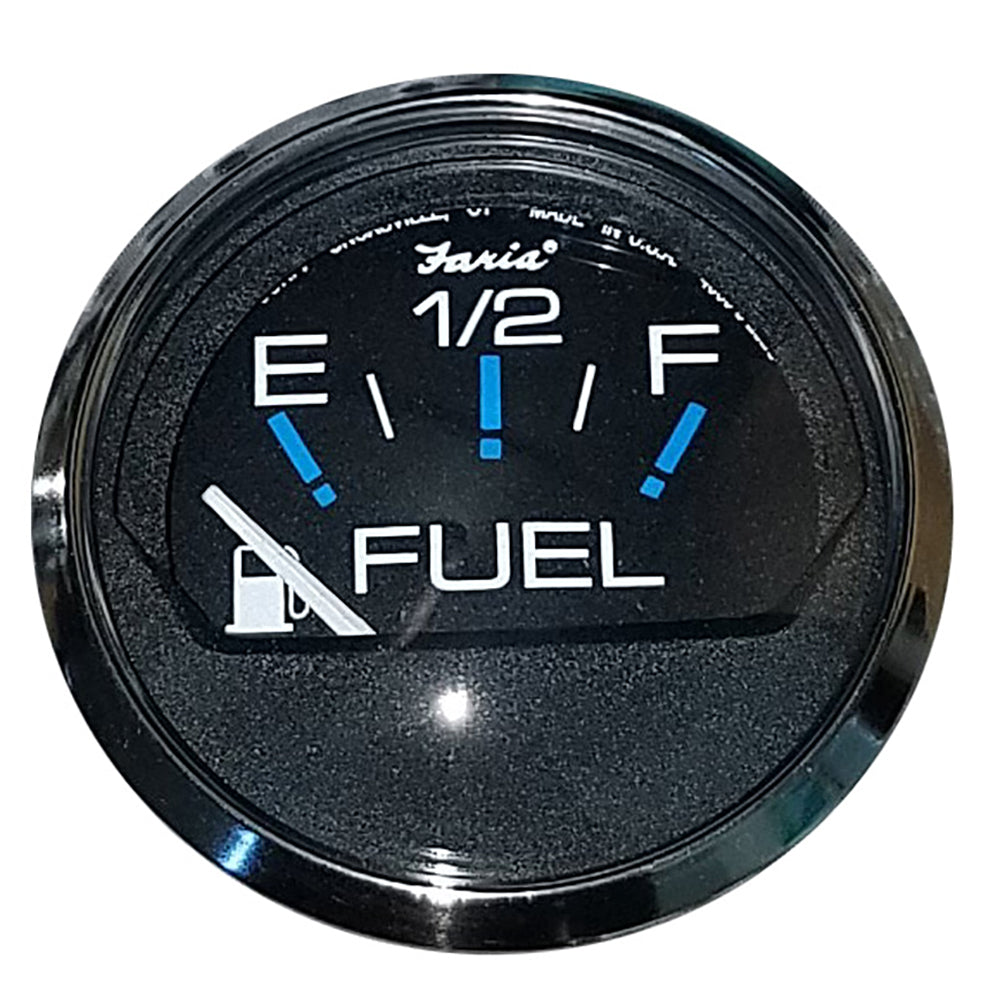 Faria Chesapeake Black 2 Fuel Level Gauge E12F 13701