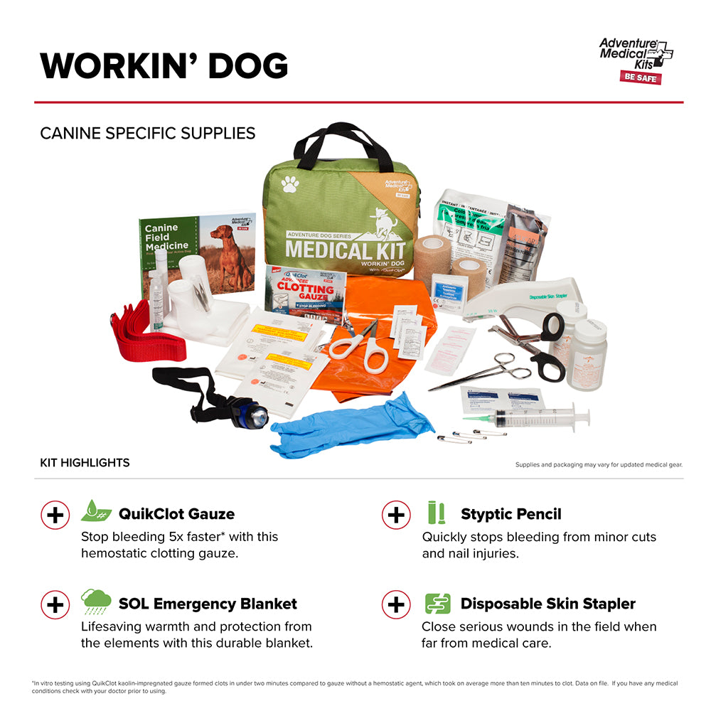 Adventure Medical Dog Series Workin Dog First Aid Kit 01350100