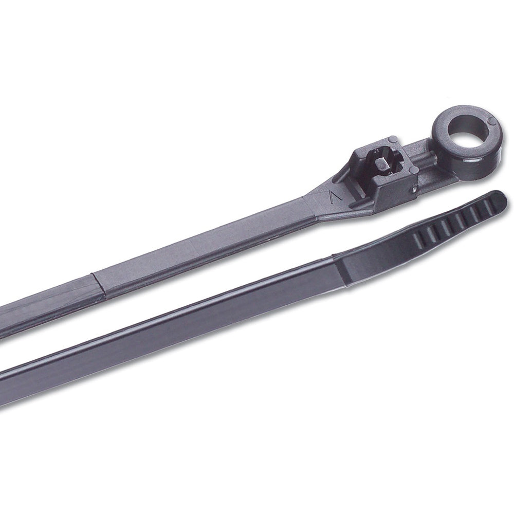 Ancor 14 UV Black Mounting Cable Zip Ties 25 Pack 199257