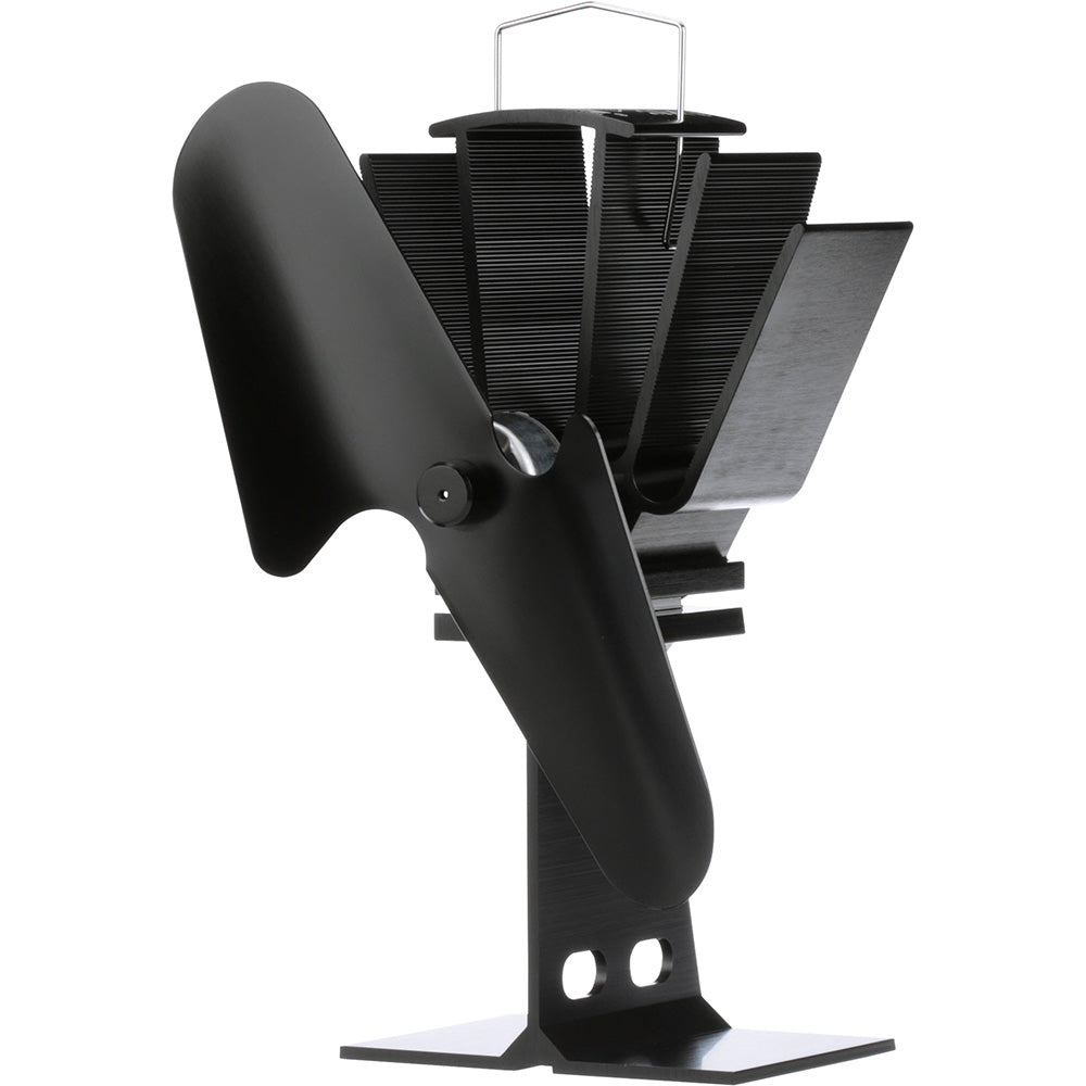 Ecofan by Caframo Original Heat Powered Stove Fan Black Blade 800CAXBX