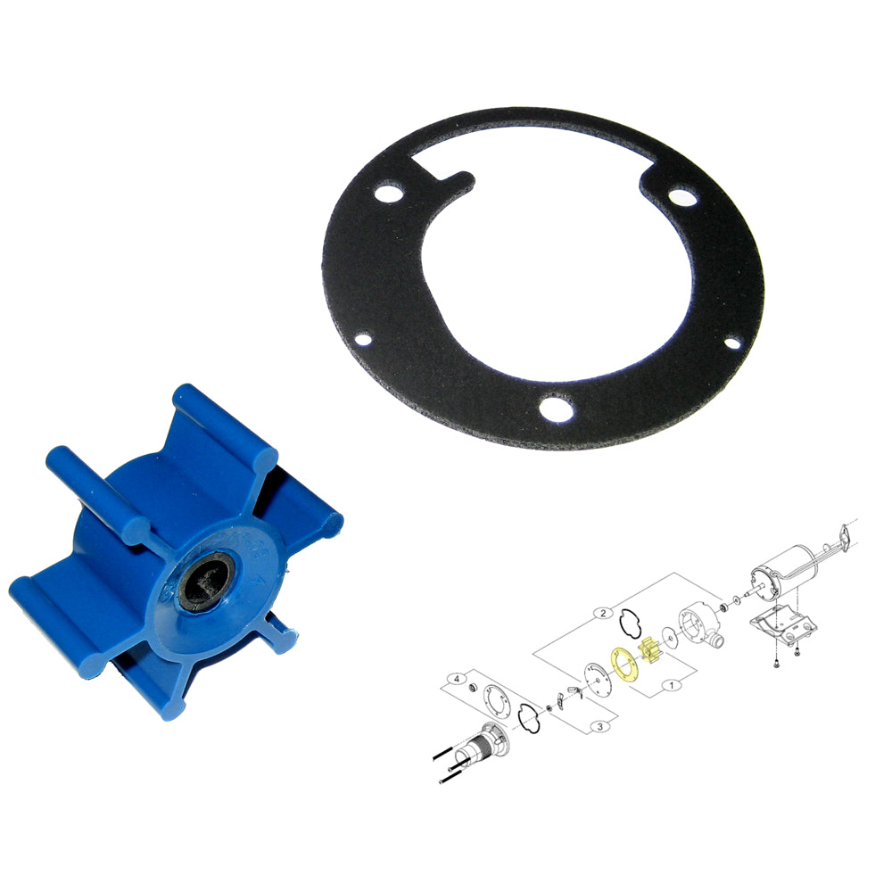 Shurflo by Pentair Macerator Impeller Kit f3200 Series Includes Gasket 9457100