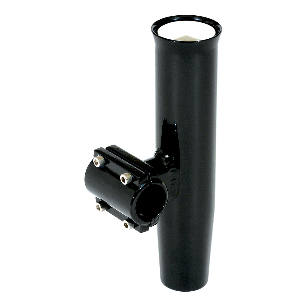 Lees ClampOn Rod Holder Black Aluminum Horizontal Mount Fits 1050 OD Pipe RA5201BK