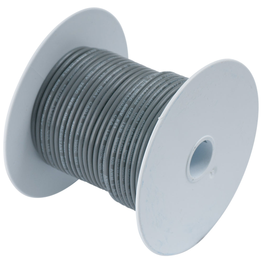 Ancor Grey 18 AWG Tinned Copper Wire 35 180403