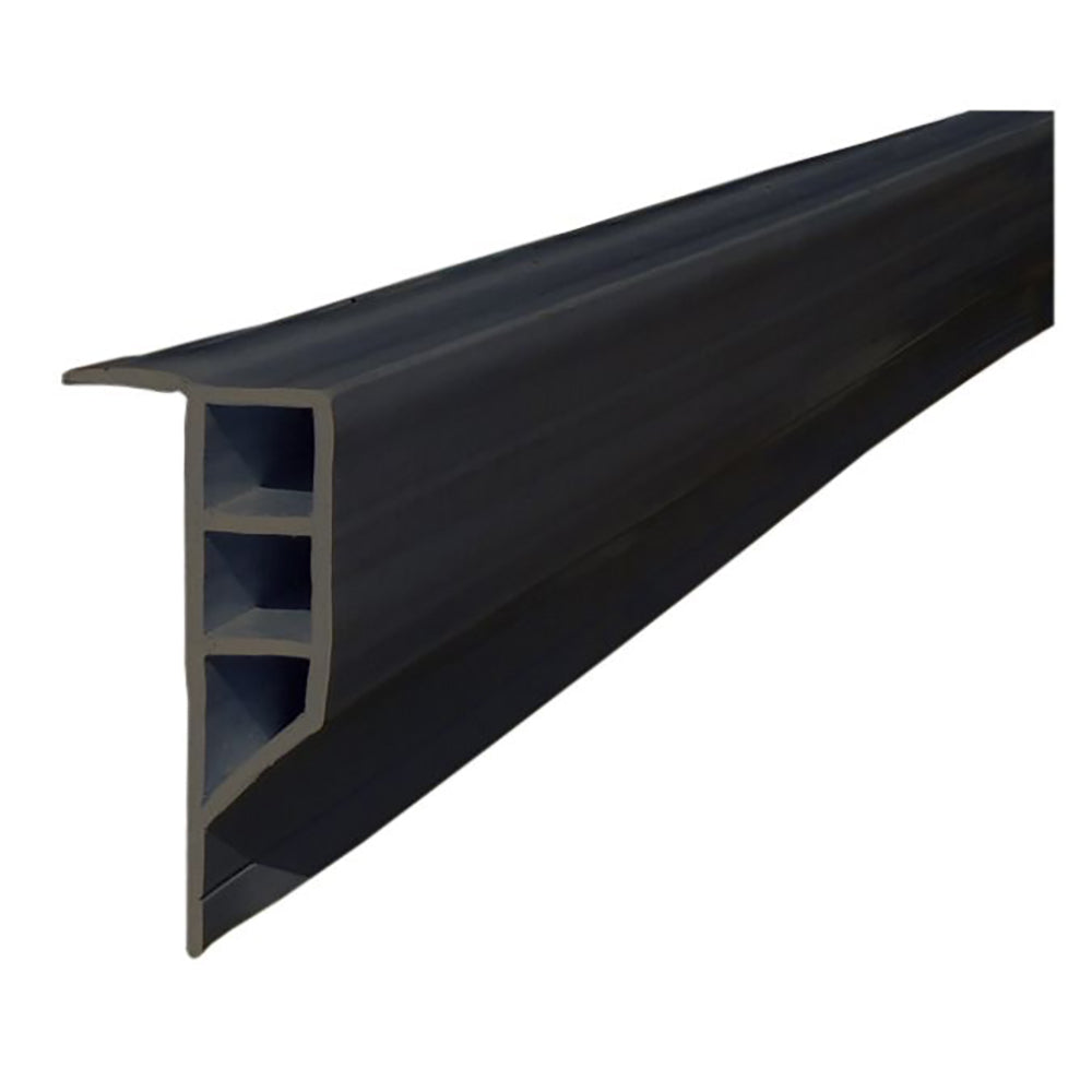 Dock Edge Standard PVC Full Face Profile 16 Roll Black 1163F