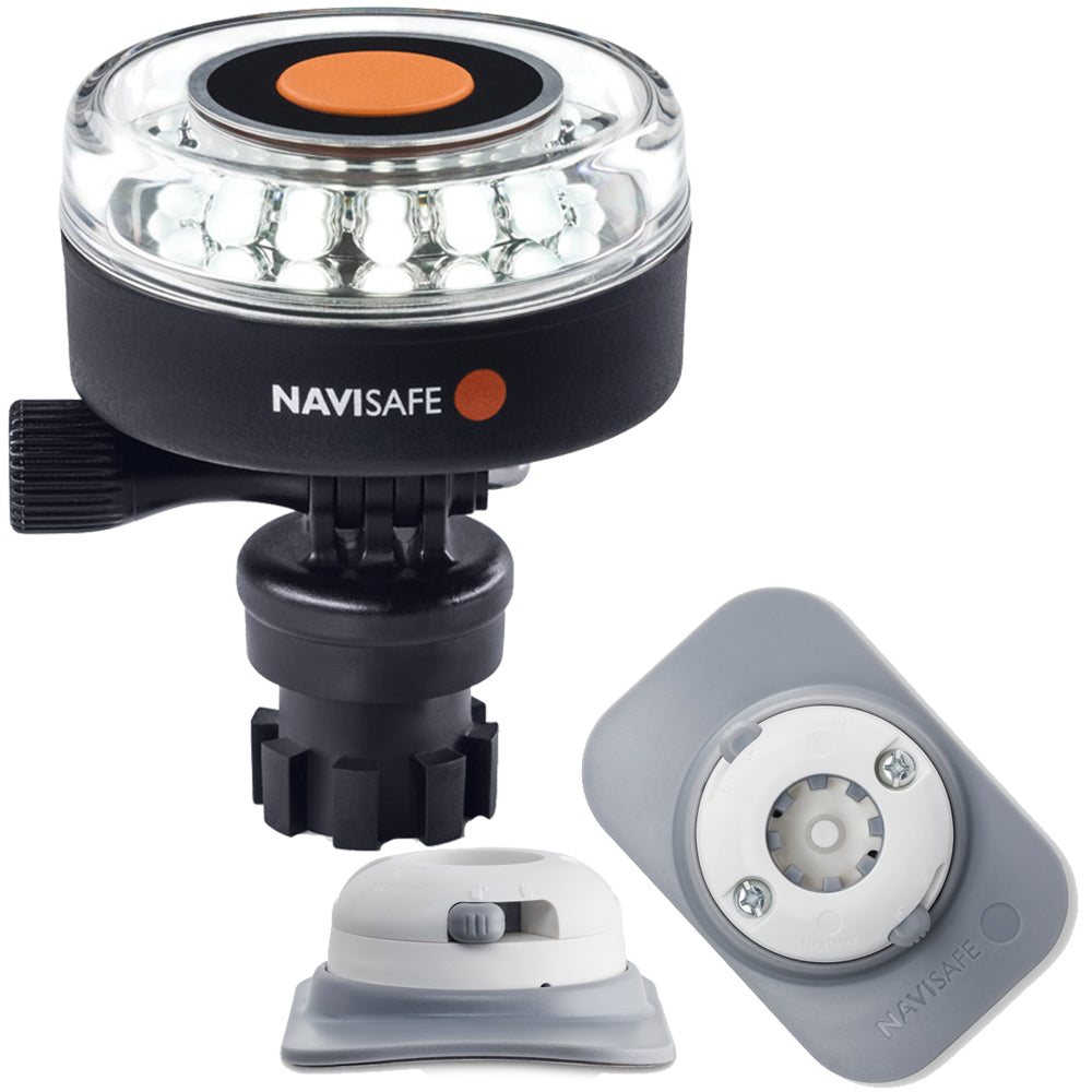 Navisafe Navilight 360 2NM White wNavimount Base RIB Mount White 040KIT4
