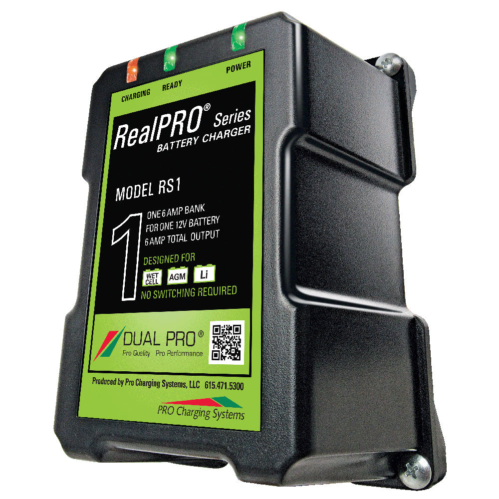 Dual Pro RealPRO Series Battery Charger 6A 1Bank 12V RS1