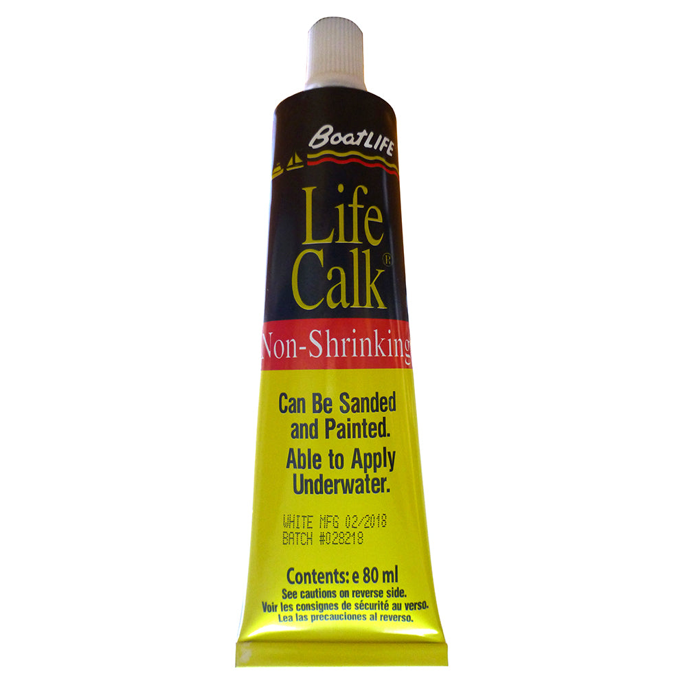 BoatLIFE LifeCalk Sealant Tube NonShrinking 28 FL Oz White 1030