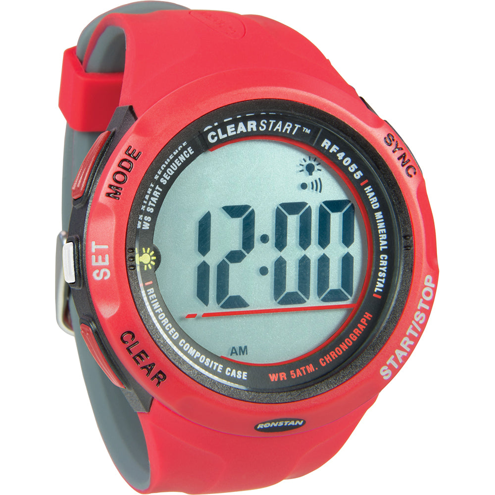 Ronstan RF4055 ClearStart 50mm Sailing Watch RedGrey RF4055