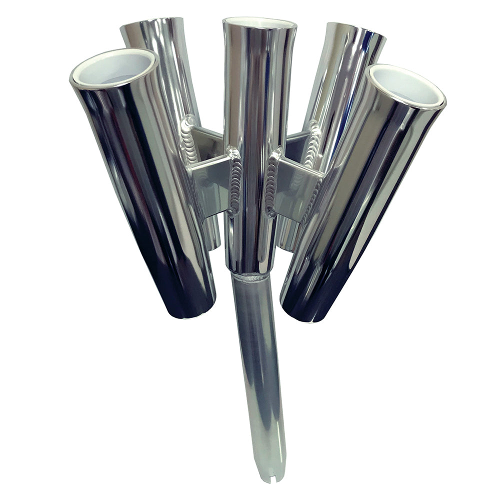 Tigress Five Rod Cluster Bent Butt Polished Aluminum 881572