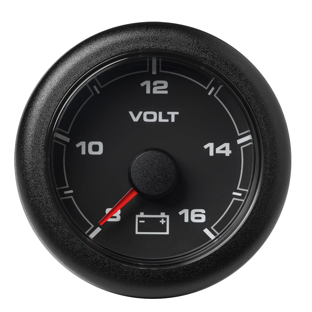 Veratron 52MM 2116 OceanLink Battery Voltage Gauge 8 to 16 V Black Dial Bezel A2C1066100001