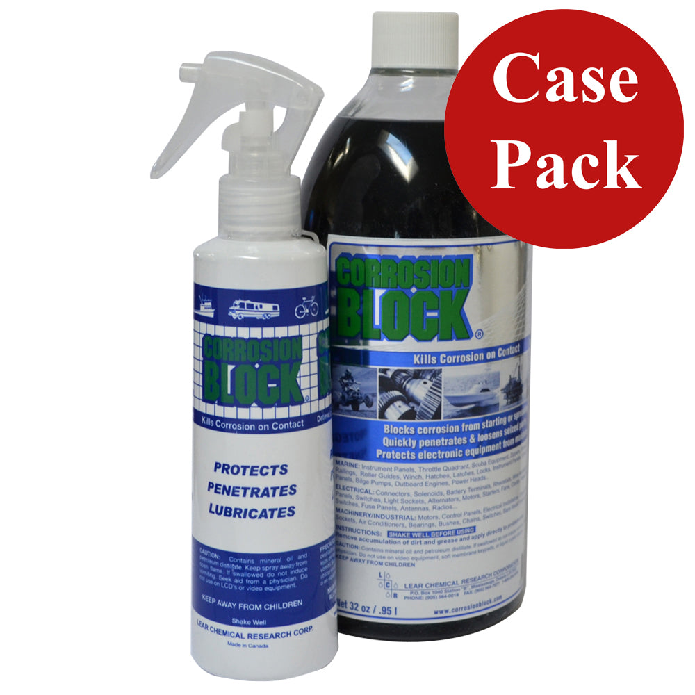 Corrosion Block 32oz Bottle with Pump NonHazmat NonFlammable NonToxic Case of 4 20032CASE