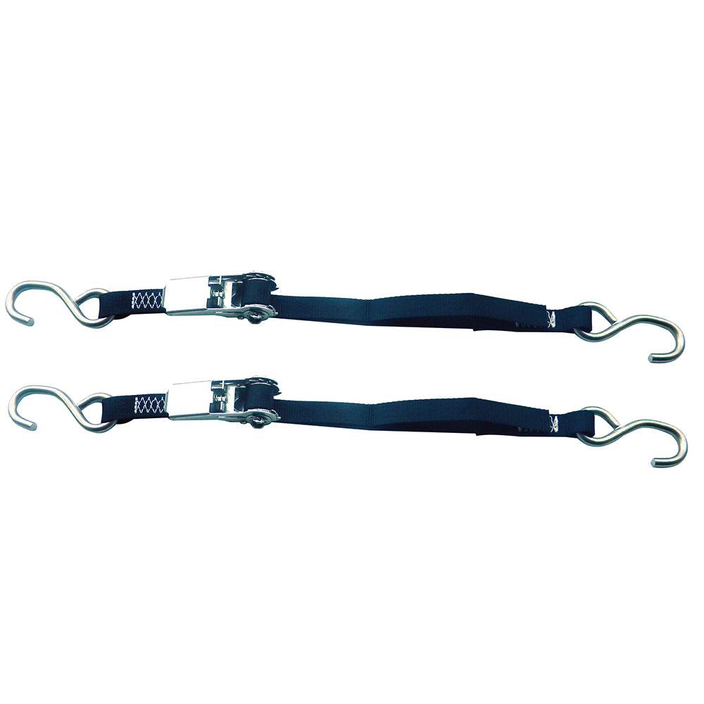 Rod Saver Stainless Steel Ratchet TieDown 1 x 3 Pair SSRTD3
