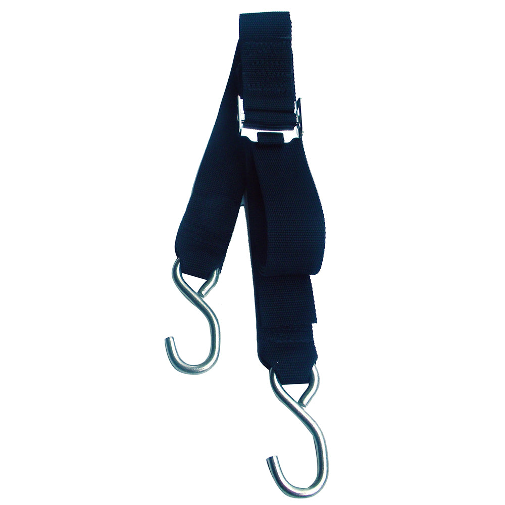 Rod Saver Stainless Steel Roller Buckle Gunwale TieDown 2 x 10 SSGW210