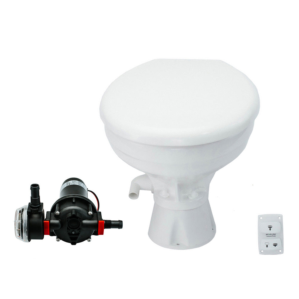Johnson Pump AquaT Toilet Silent Electric Comfort 12V wPump 804723201