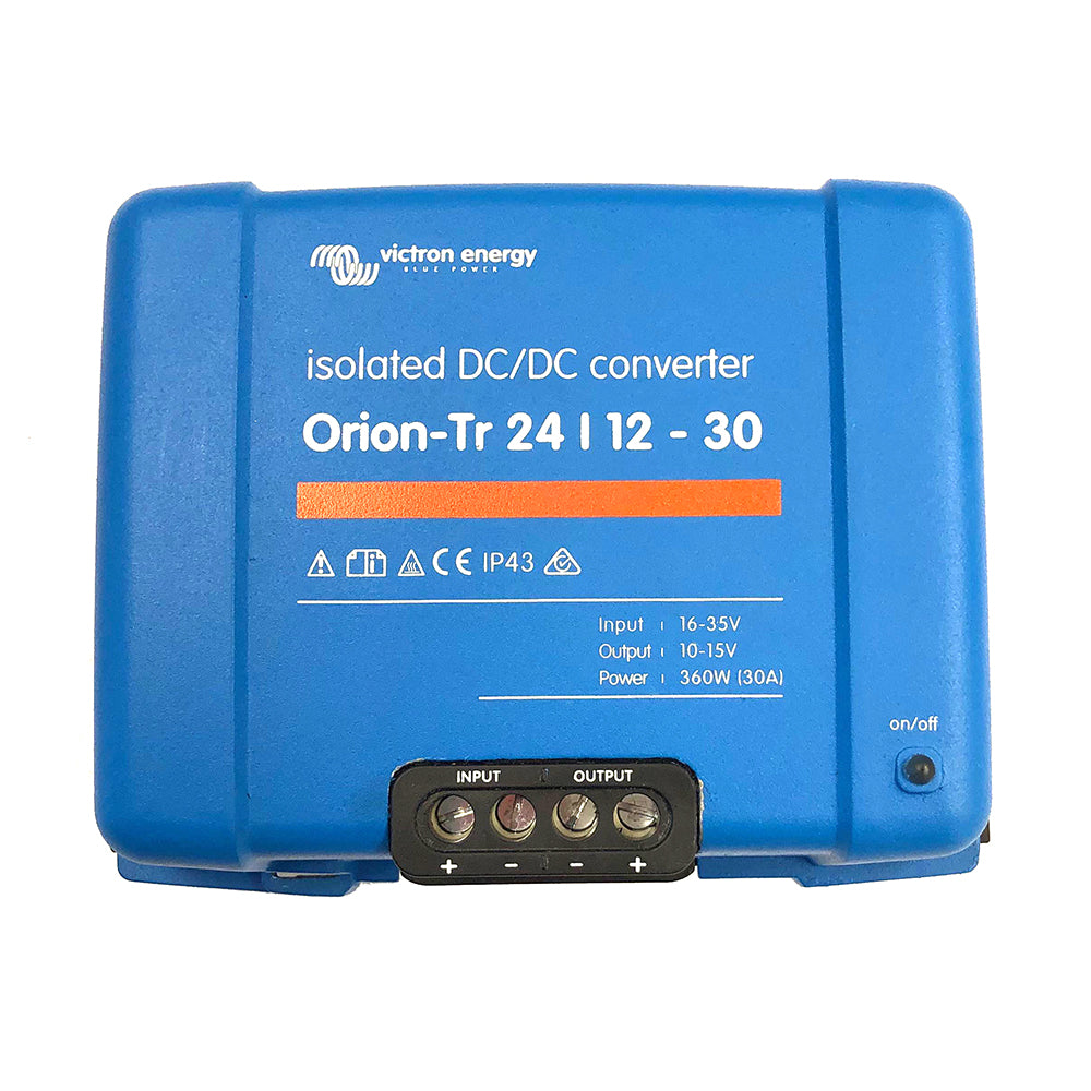 Victron OrionTR DCDC Converter 24 VDC to 12 VDC 30AMP Isolated ORI241240110