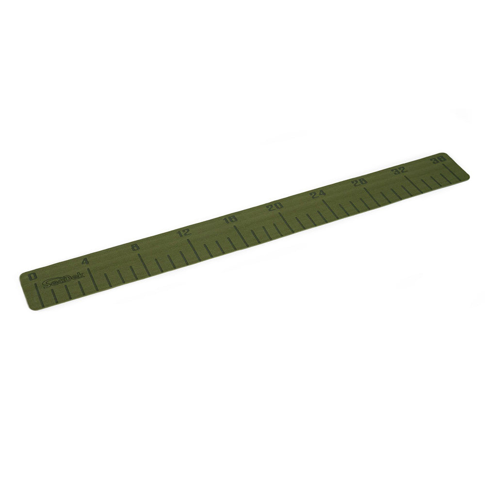 SeaDek 36 Fish Ruler Olive Green wSeaDek Logo 2213580050