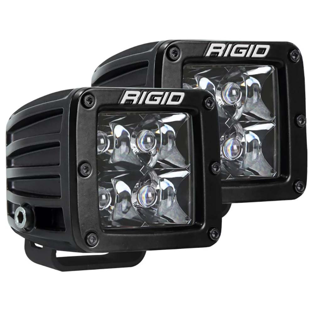 RIGID Industries DSeries Pro Dually Spot Surface Mount Pair Midnight Edition 202213BLK