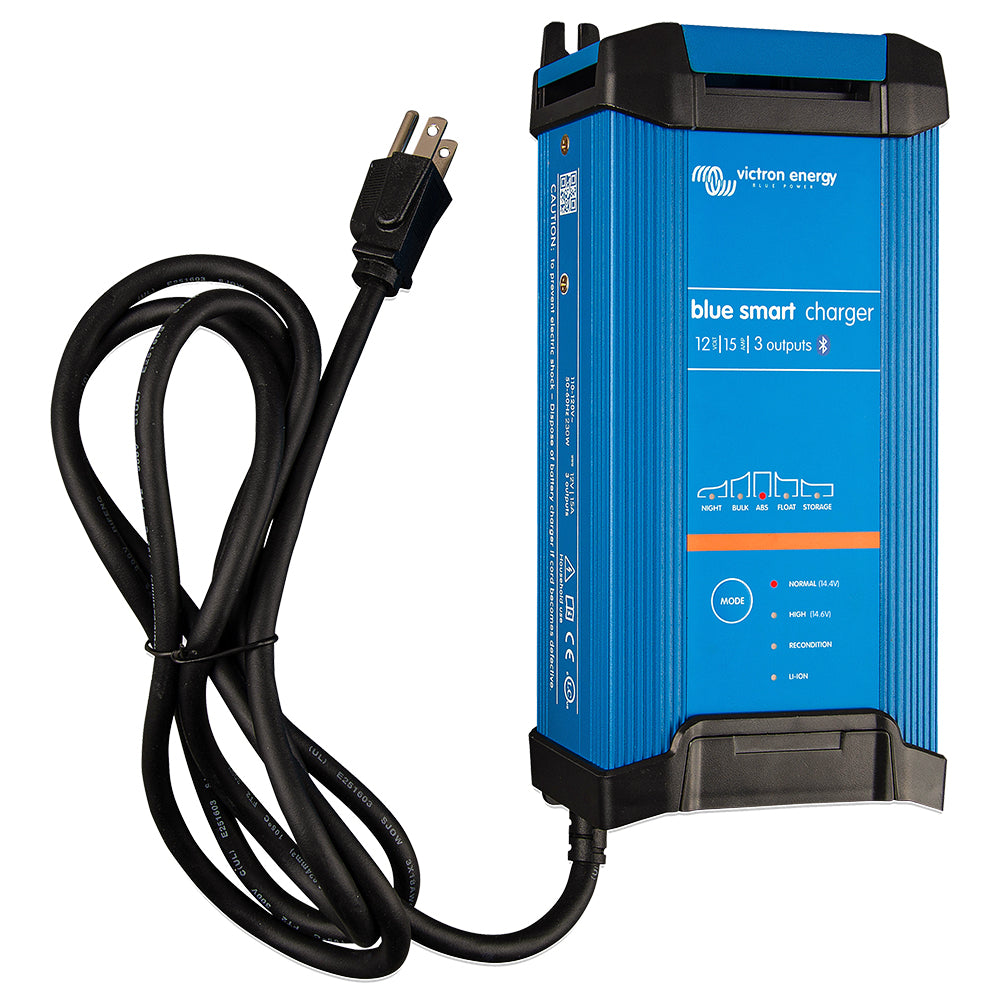 Victron Blue Smart IP22 12VDC 15A 3 Bank 120V Charger Dry Mount BPC121546102