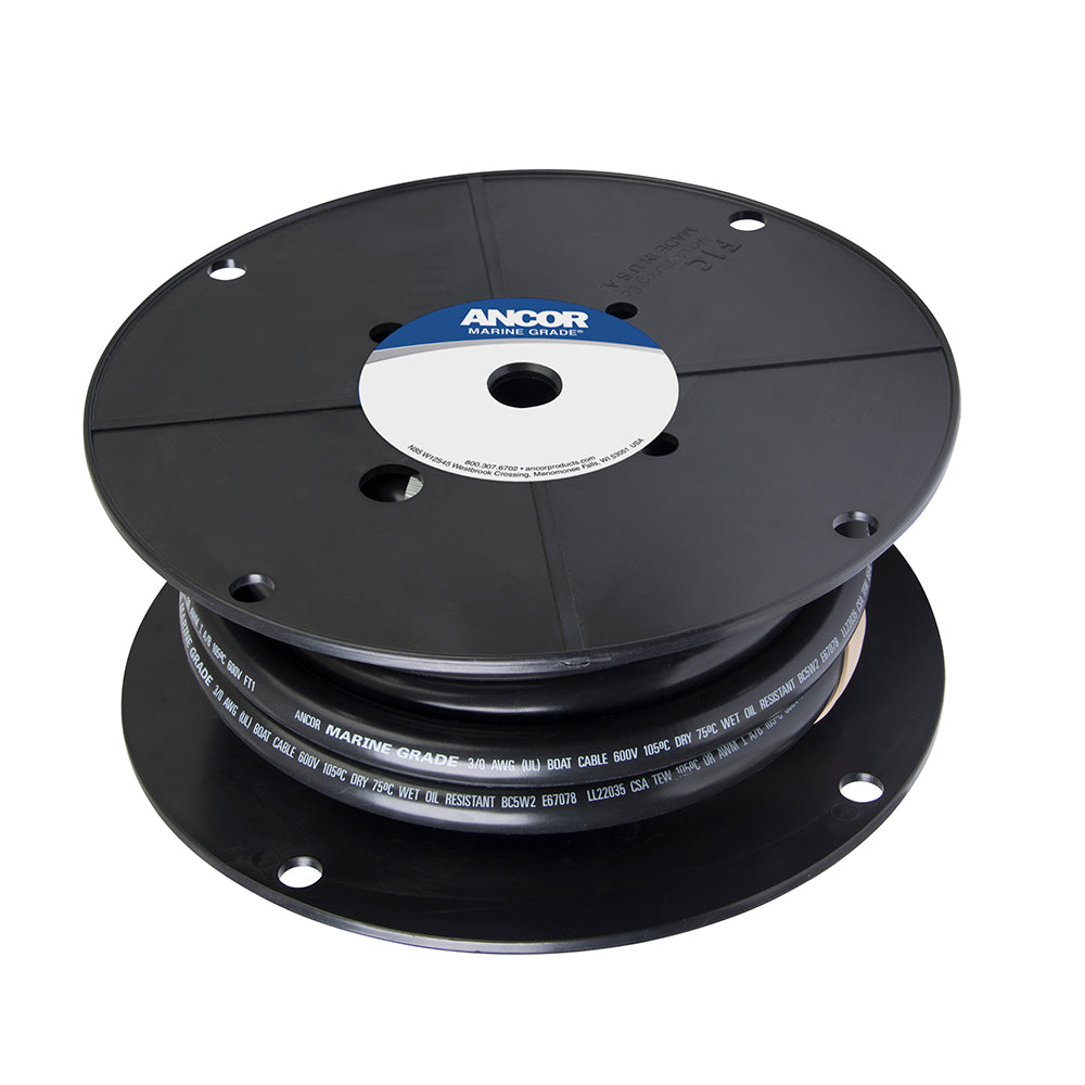 Ancor Tinned Copper Battery Cable 30 AWG 81mm Black 50 118005