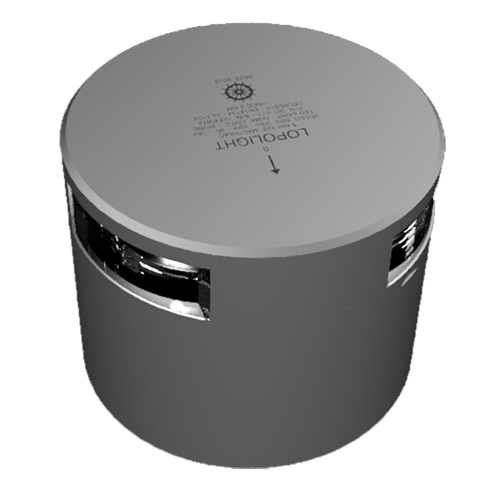 Lopolight Series 301011KL Masthead Light 5NM Horizontal Mount White Silver Housing 301011KL