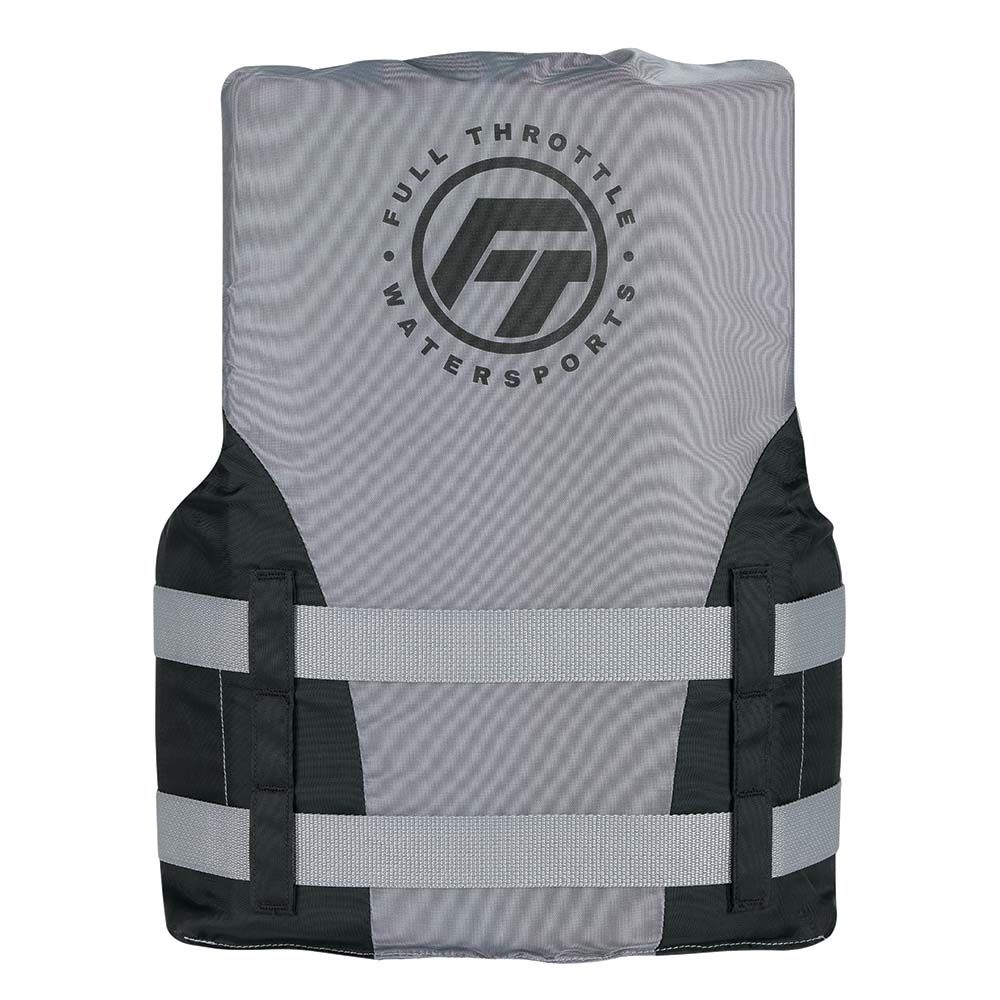 Full Throttle Teen Nylon Life Jacket GreyBlack 11220070101022