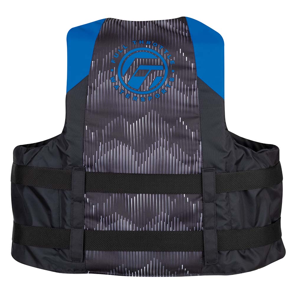 Full Throttle Adult Nylon Life Jacket LXL BlueBlack 11220050005022