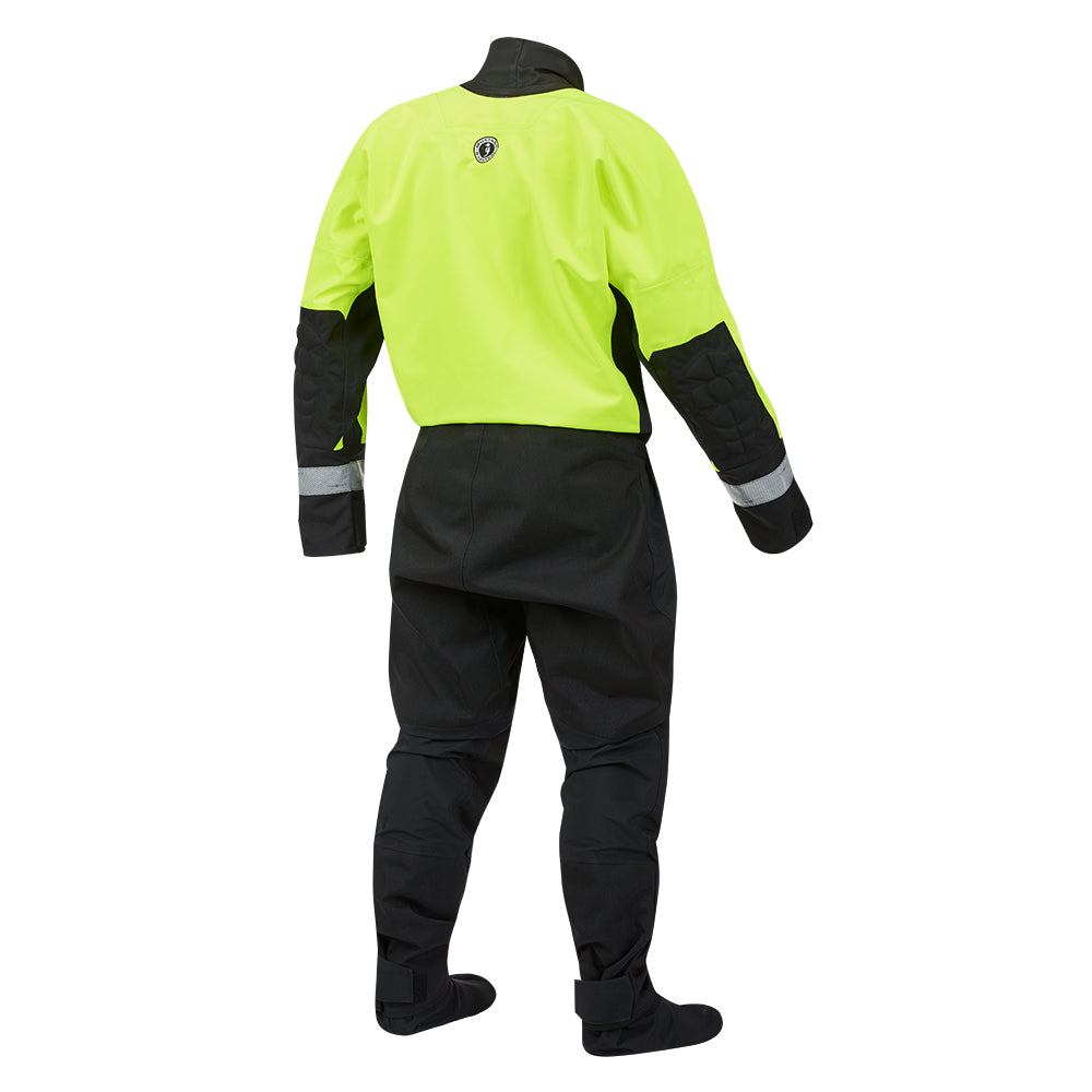 Mustang MSD576 Water Rescue Dry Suit Fluorescent Yellow GreenBlack XXL MSD57602251XXL101