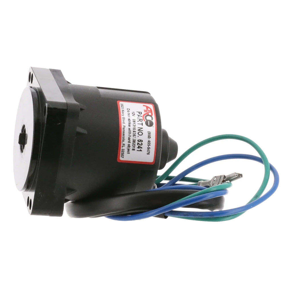 ARCO Marine Replacement JohnsonEvinrude Tilt Trim Motor 2Wire 4 Bolt Flat Blade Shaft 6241