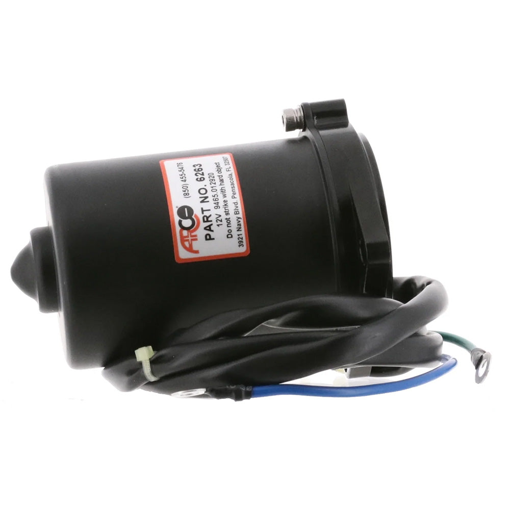 ARCO Marine Replacement Outboard Tilt Trim Motor Yamaha 2Wire 3 Bolt Flat Blade Shaft 6263
