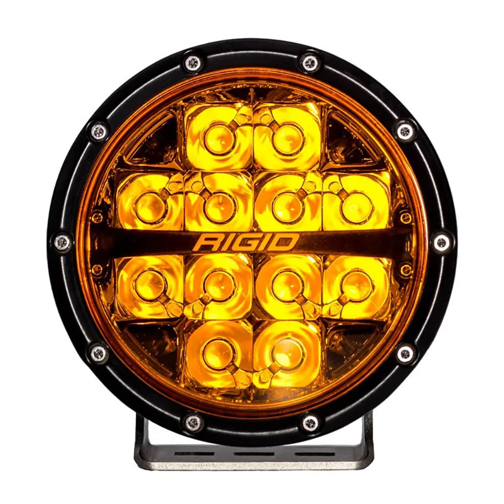RIGID Industries 360 Series 6 Spot wAmber Pro Lens Pair 36210