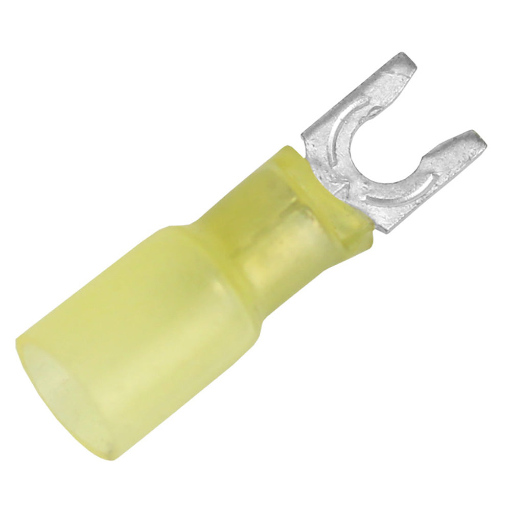 Pacer 1210 AWG Heat Shrink Spade Terminal 8 Stud Size 25 Pack TE108SLF25